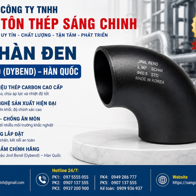 Lơi hàn đen Jinil bend (Dybend) – Hàn Quốc
