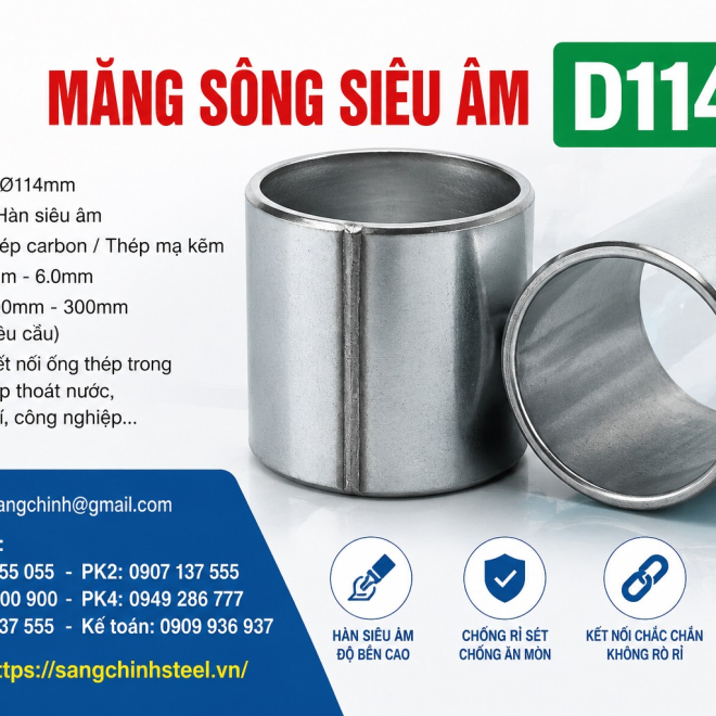 Măng Sông Siêu Âm D114