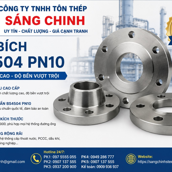 Mặt bích BS4504 PN10