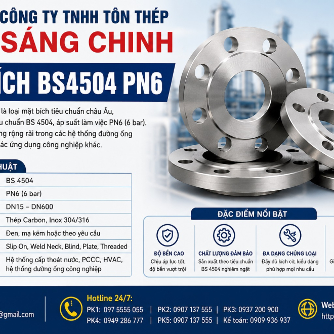 Mặt bích BS4504 PN6