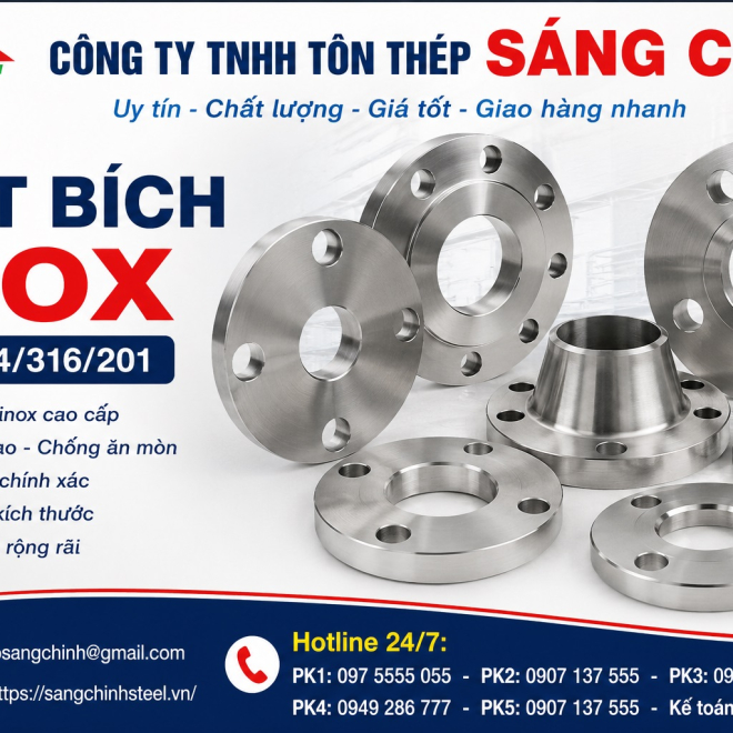 Mặt Bích INOX SUS304/316/201