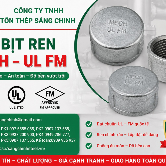 Nút bịt ren Mech – UL FM