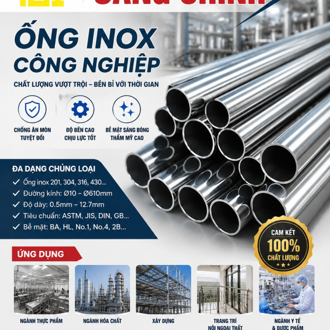 Ống Inox công nghiệp