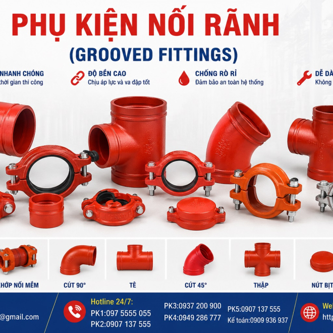 Phụ Kiện Nối Rãnh (Grooved Fittings)