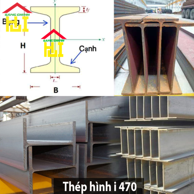 Thép hình i 470