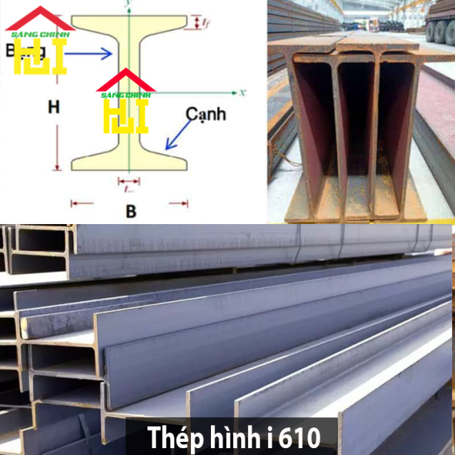 Thép hình i 610
