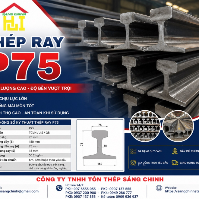 Thép Ray P75