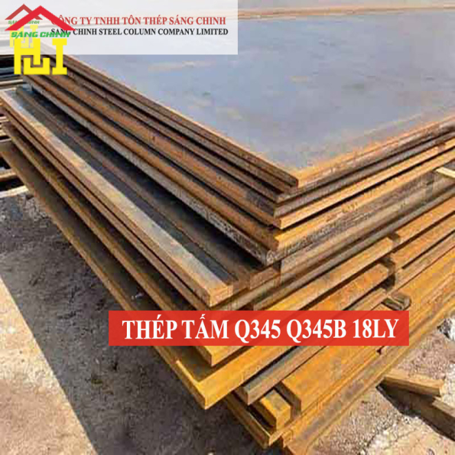 Thép tấm Q345/Q345B 18 ly