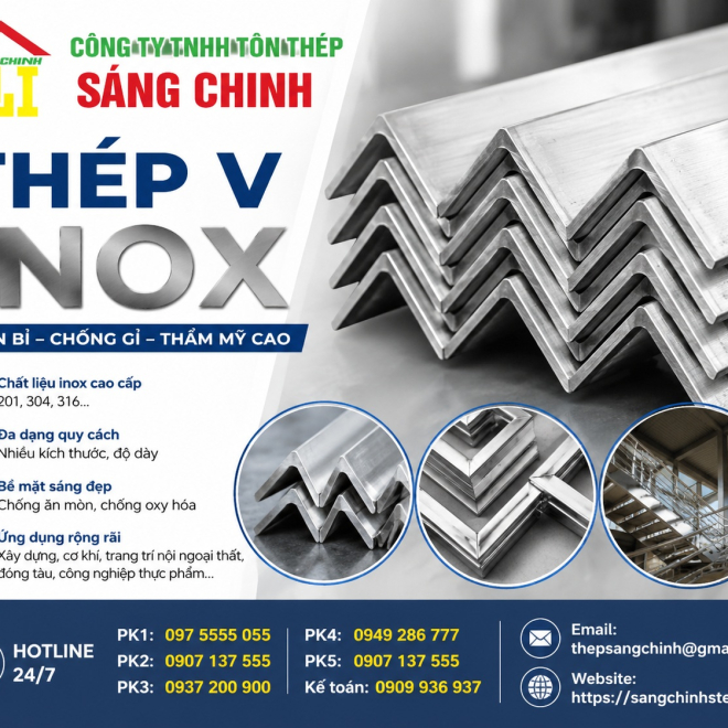 Thép V Inox