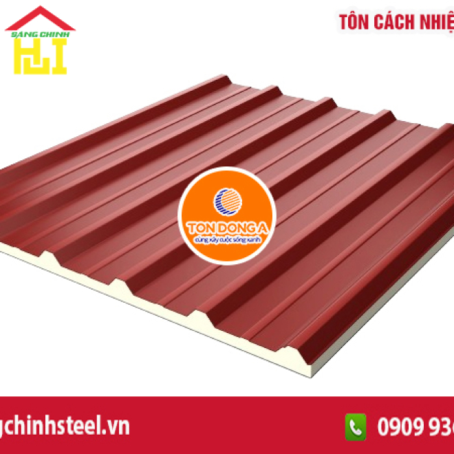 Tôn cách nhiệt 5 sóng Đông Á: Giải pháp lợp mái tối ưu cho công trình hiện đại
