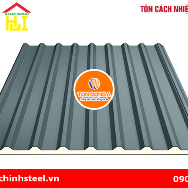 Tôn cách nhiệt 9 sóng Đông Á: Giải pháp mái nhà vượt trội cho công trình bền vững