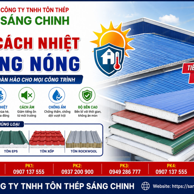 Tôn cách nhiệt chống nóng