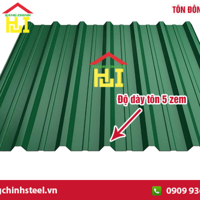 Tôn Đông Á 5 Zem giải pháp lợp mái vượt trội cho mọi công trình