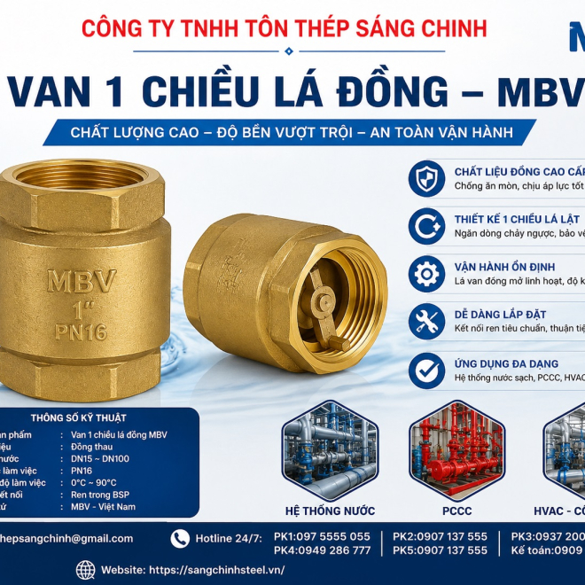 VAN 1 CHIỀU LÁ ĐỒNG – MBV