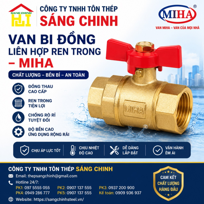 VAN BI ĐỒNG LIÊN HỢP REN TRONG – MIHA