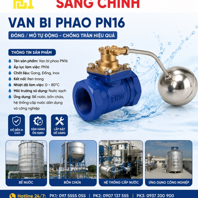 Van bi phao PN16