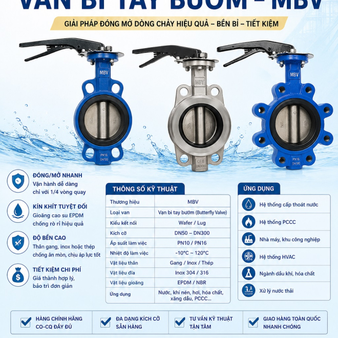 VAN BI TAY BƯỚM – MBV