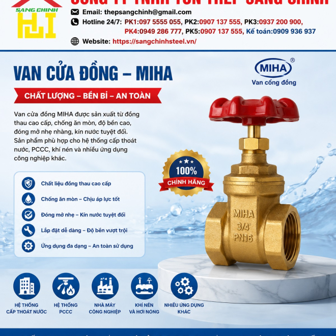 VAN CỬA ĐỒNG – MIHA