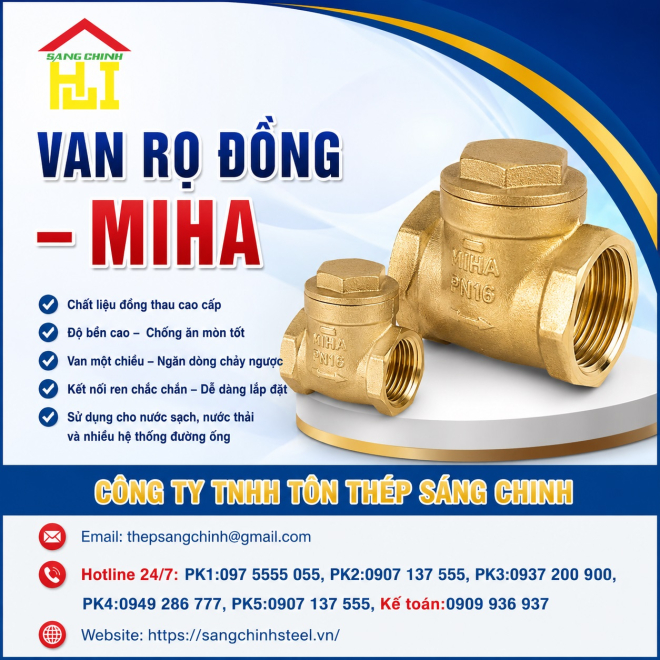 VAN RỌ ĐỒNG – MIHA