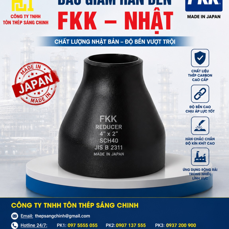 Bầu giảm hàn đen FKK – Nhật