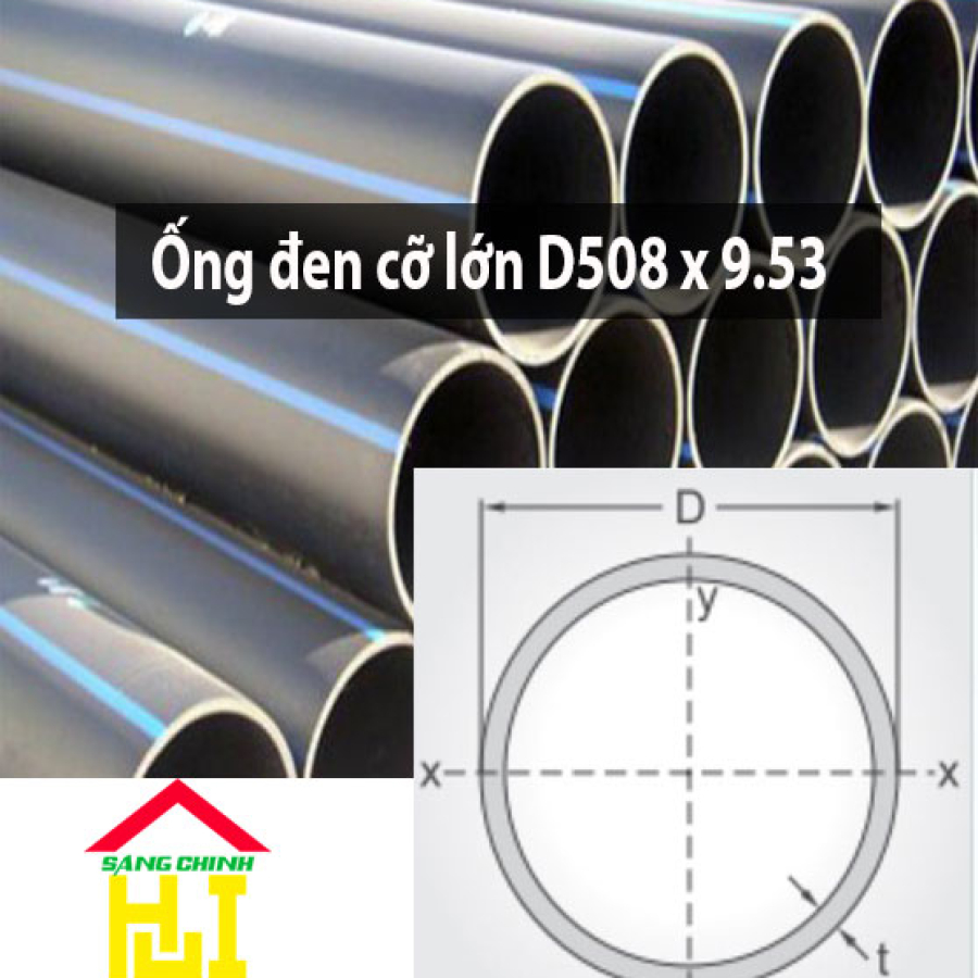 Ống đen cỡ lớn D508 x 9.53