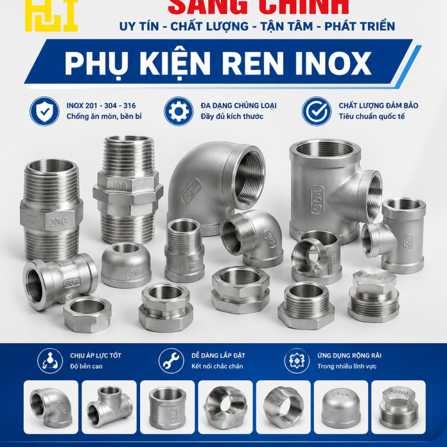 Phụ kiện ren inox