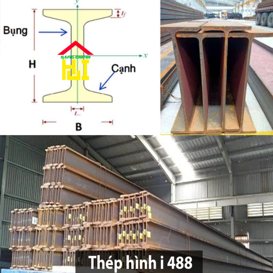 Thép hình i 488