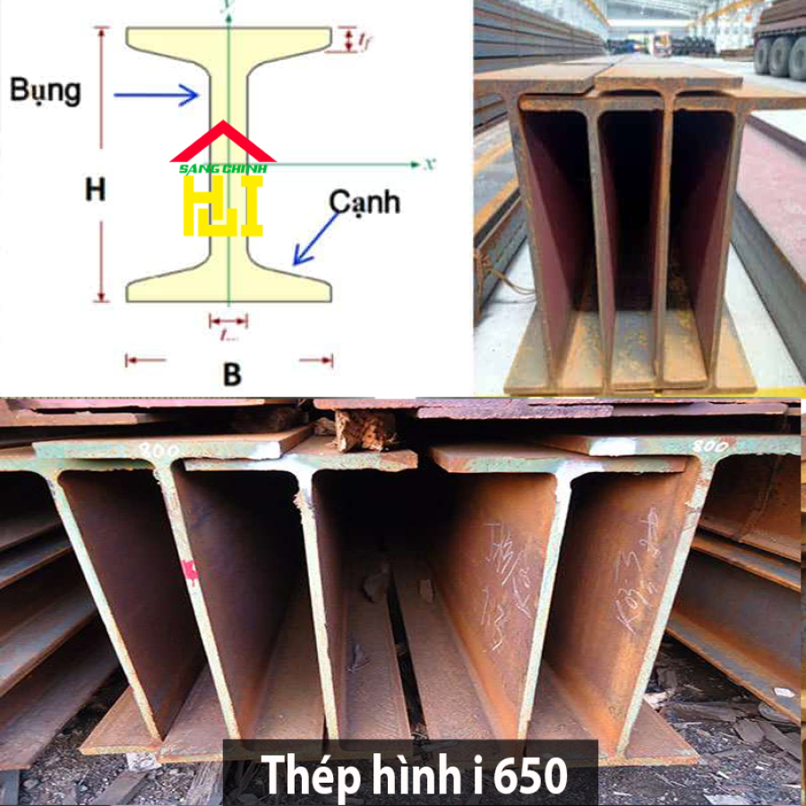 Thép hình i 650