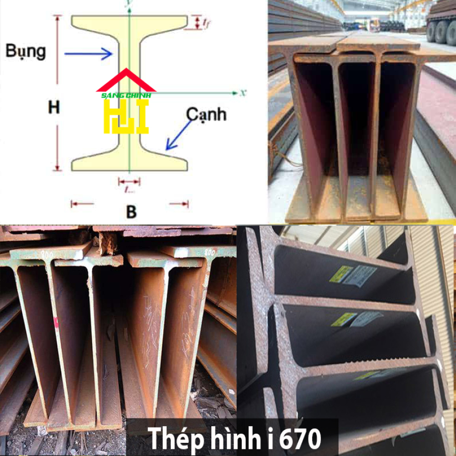 Thép hình i 670