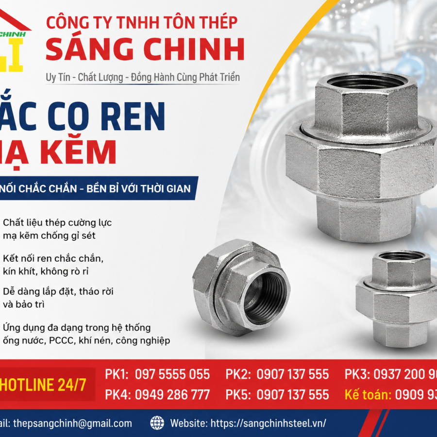 Rắc Co Ren Mạ Kẽm