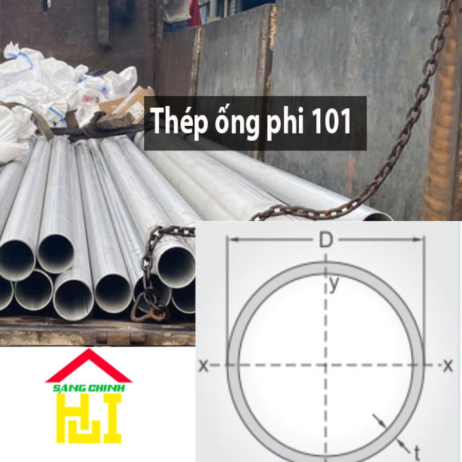 Thép ống phi 101