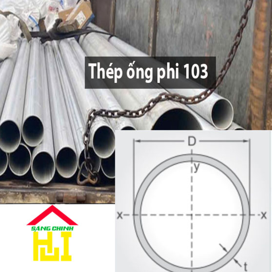 Thép ống phi 103