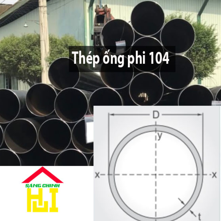 Thép ống phi 104