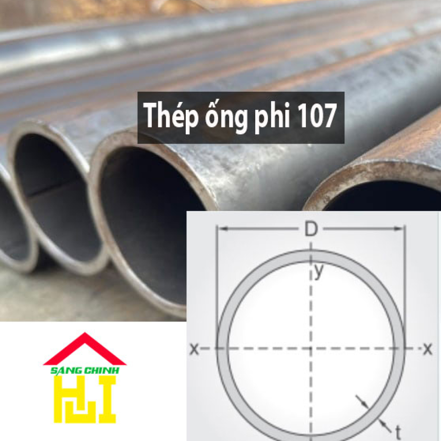 Thép ống phi 107