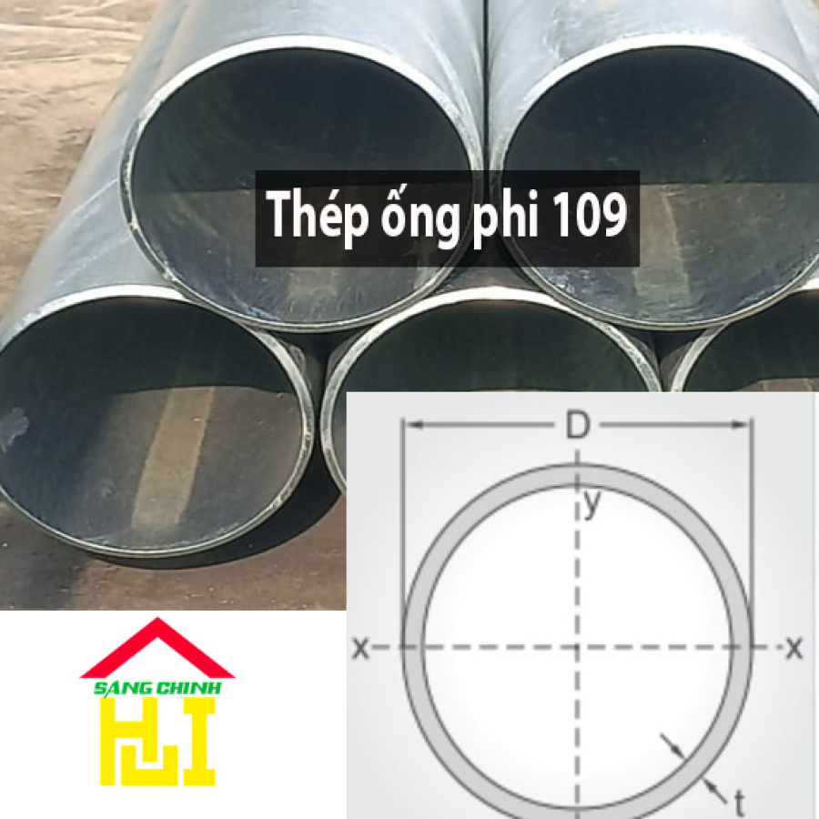 Thép ống phi 109