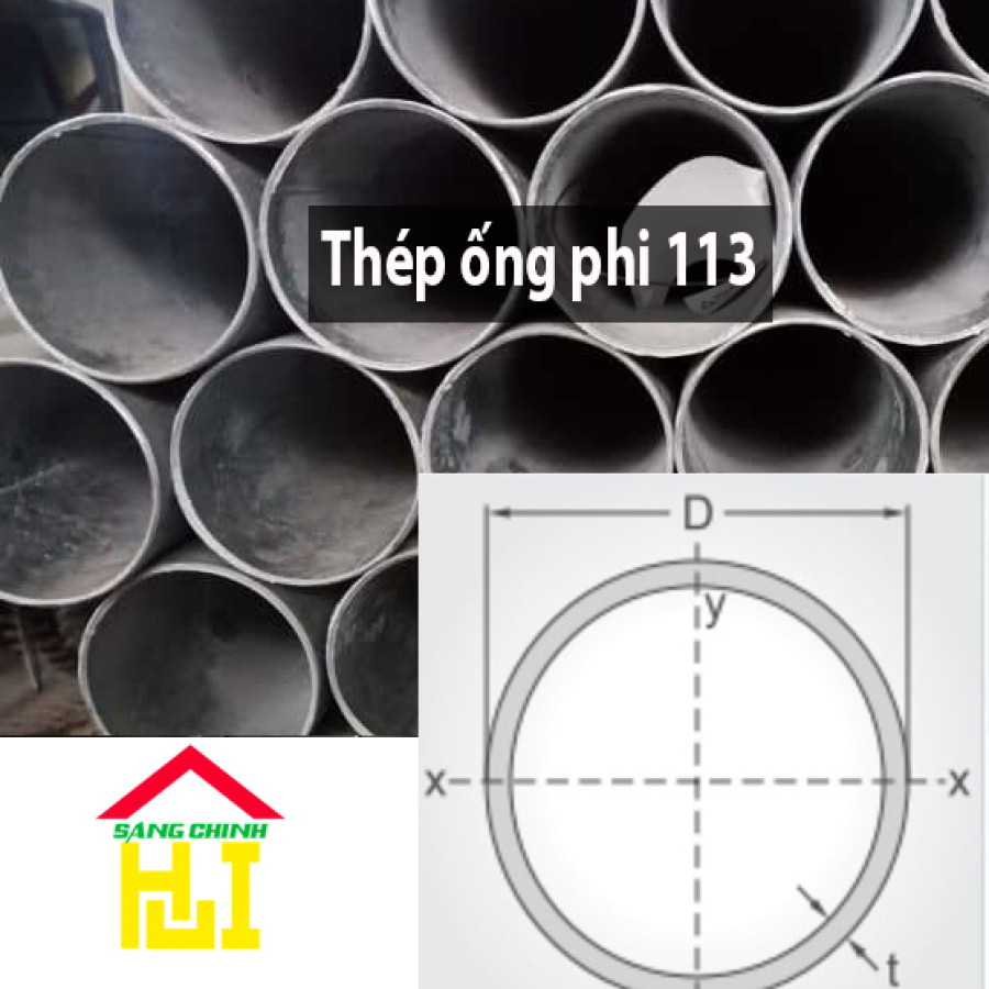 Thép ống phi 113