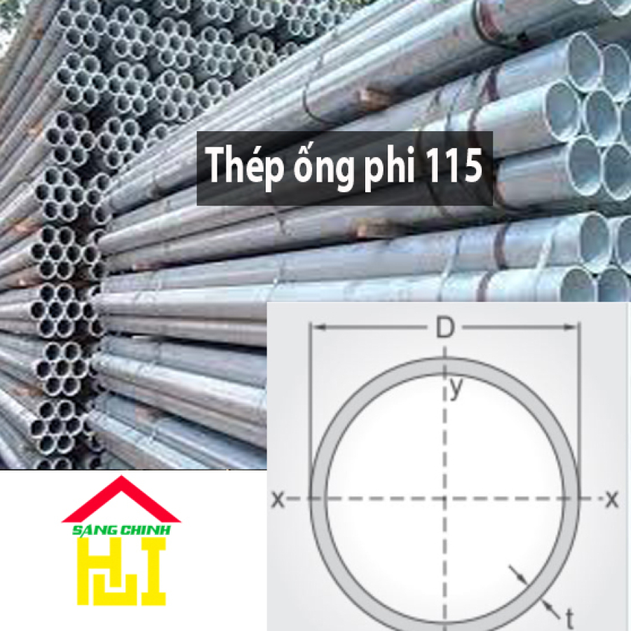 Thép ống phi 115