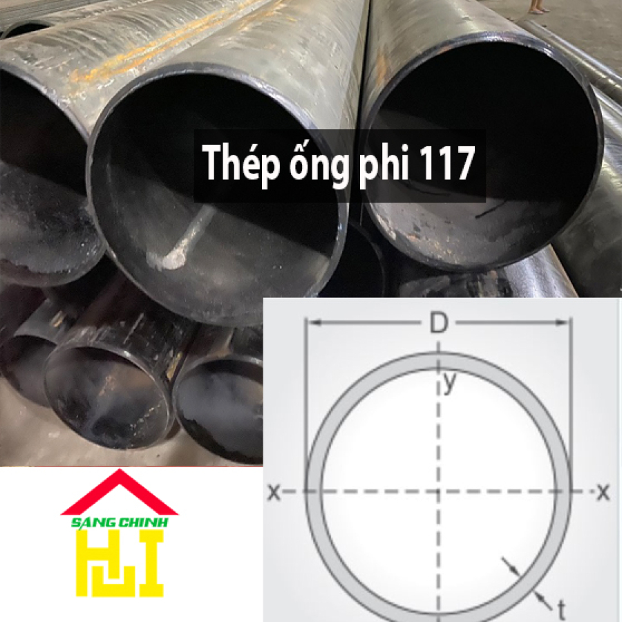 Thép ống phi 117