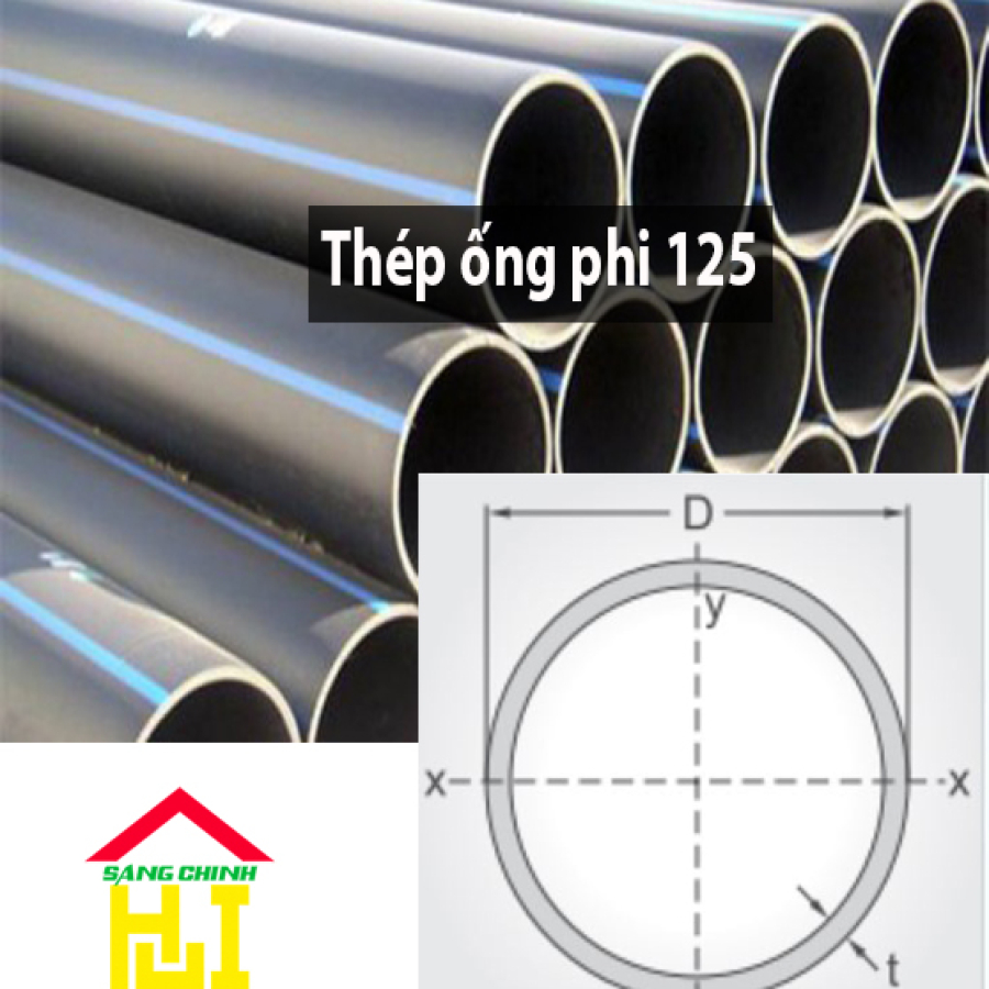 Thép ống phi 125