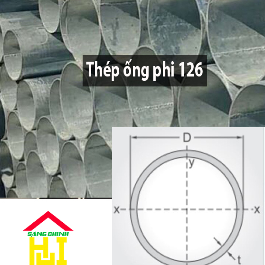 Thép ống phi 126