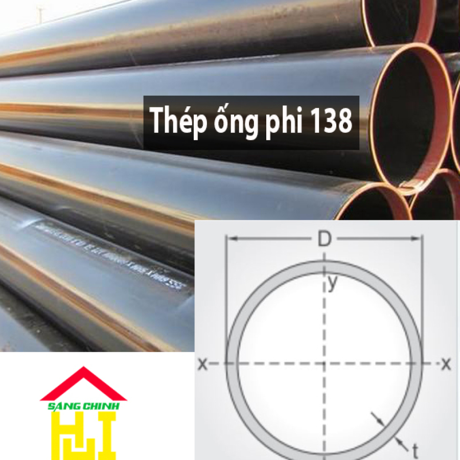 Thép ống phi 138