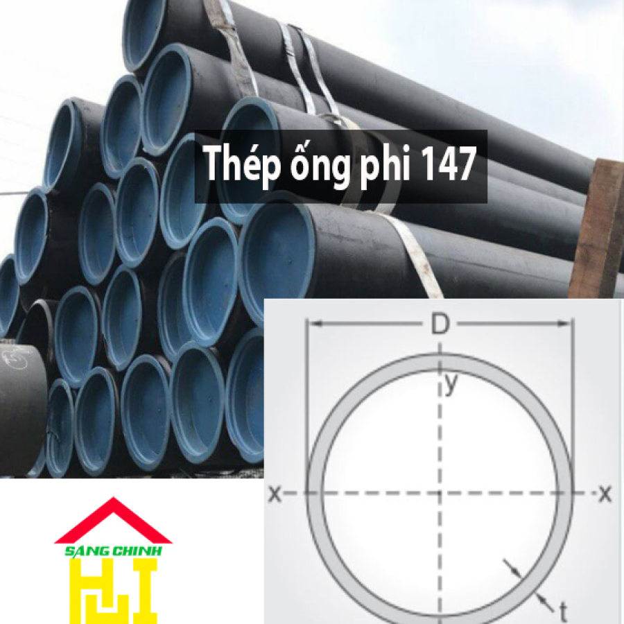 Thép ống phi 147