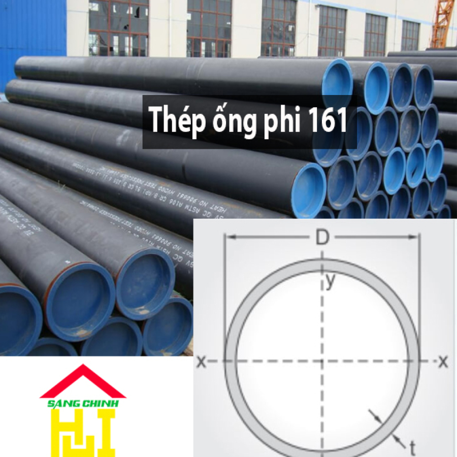 Thép ống phi 161