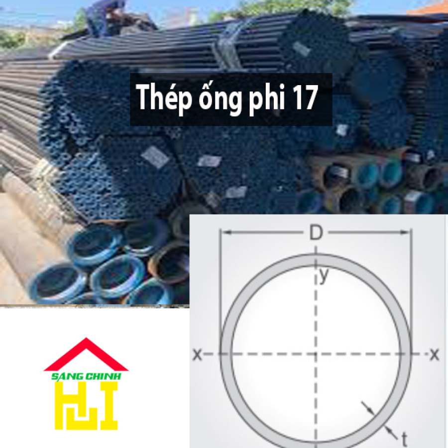 Thép ống phi 17