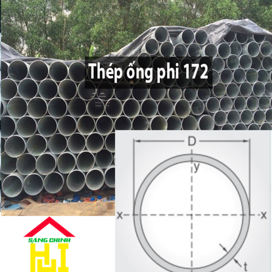 Thép ống phi 172