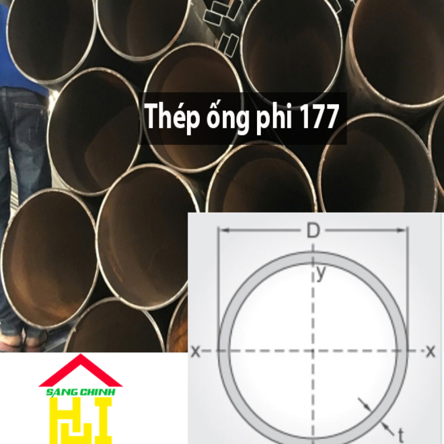 Thép ống phi 177