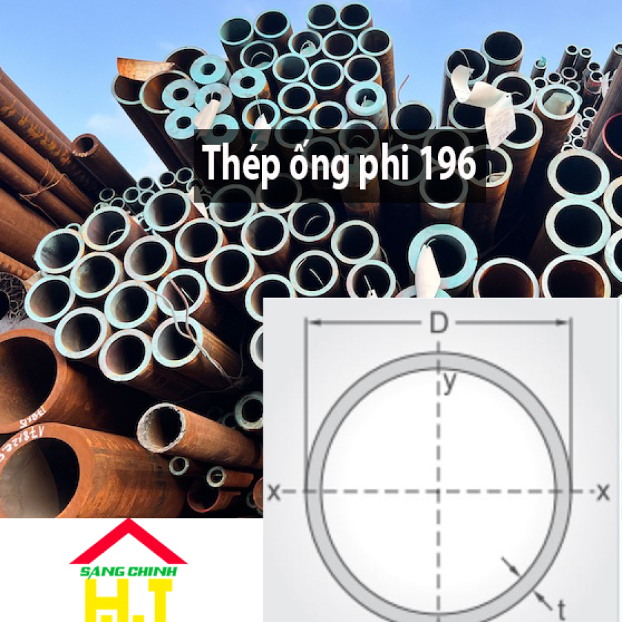 Thép ống phi 196