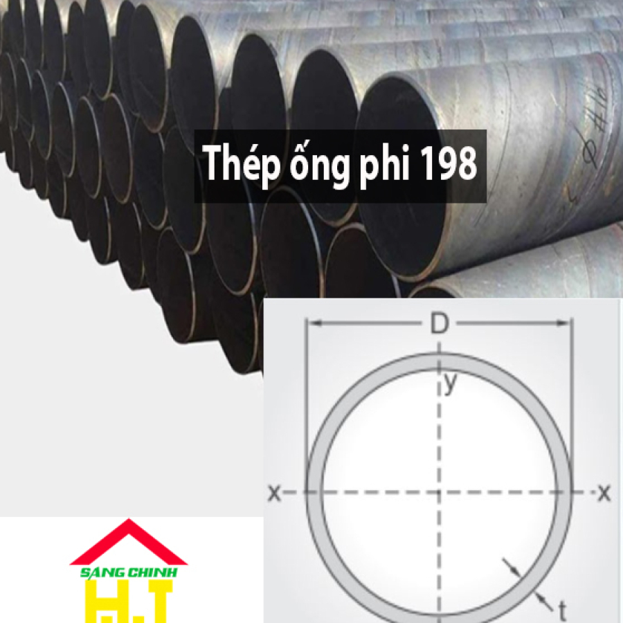 Thép ống phi 198