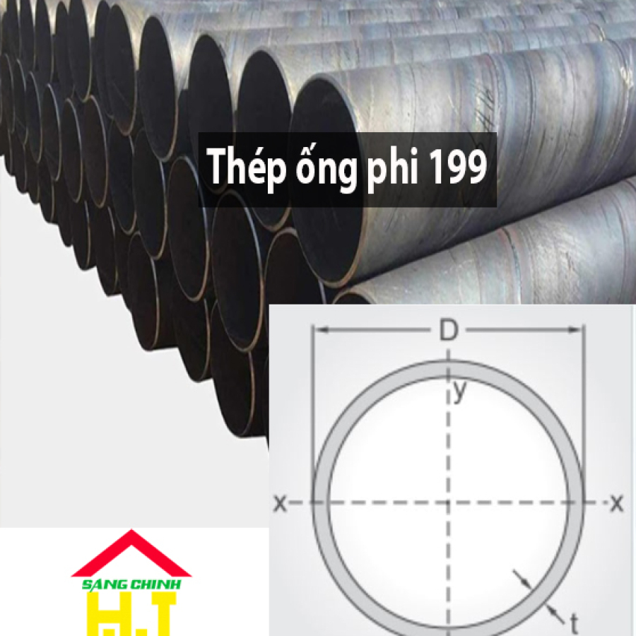 Thép ống phi 199