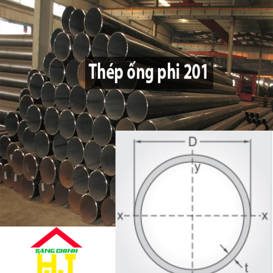 Thép ống phi 201